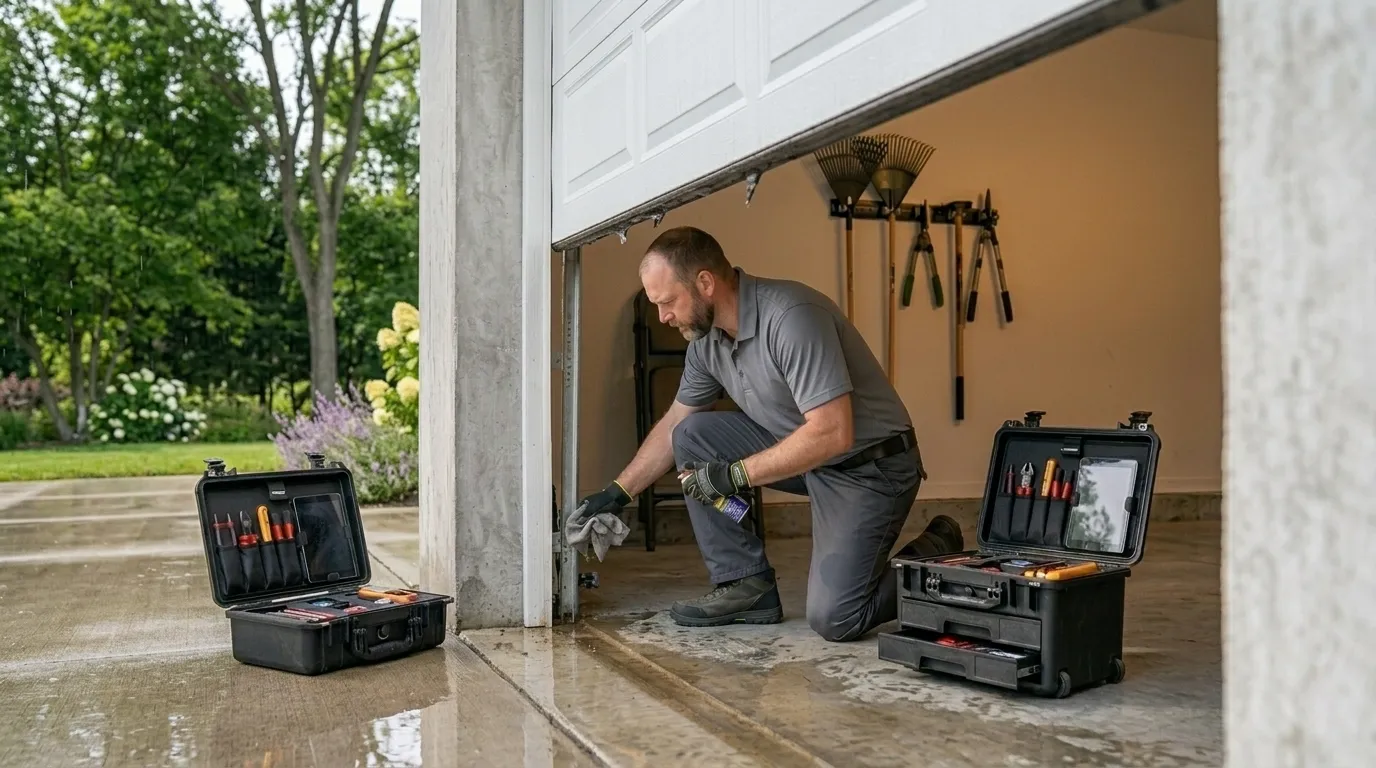 Garage Door Service for Elmhurst Homes Built Around 1964 in Evanston