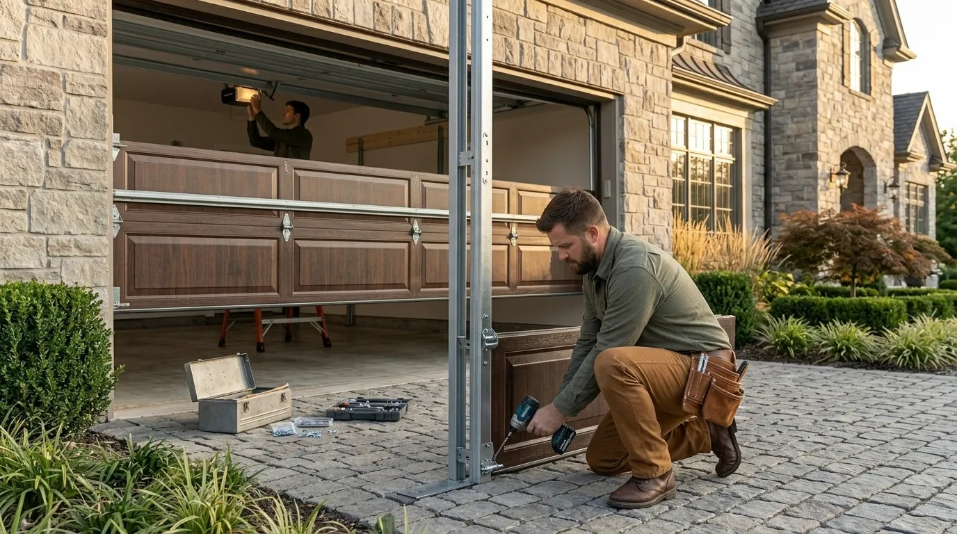New Garage Door Installation for Berwyn's 1938-Era Garages in Evanston