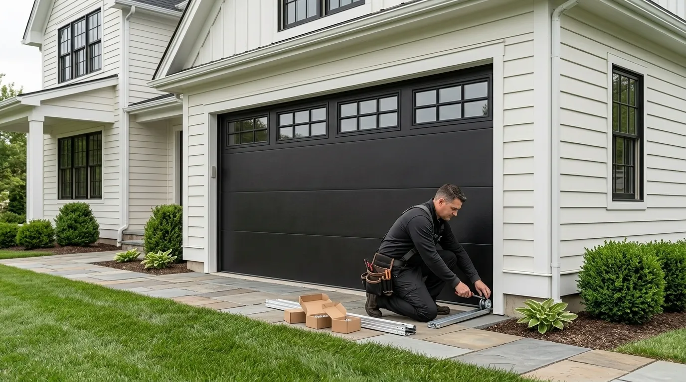 New Garage Door Installation for Elmhurst Homes in Evanston