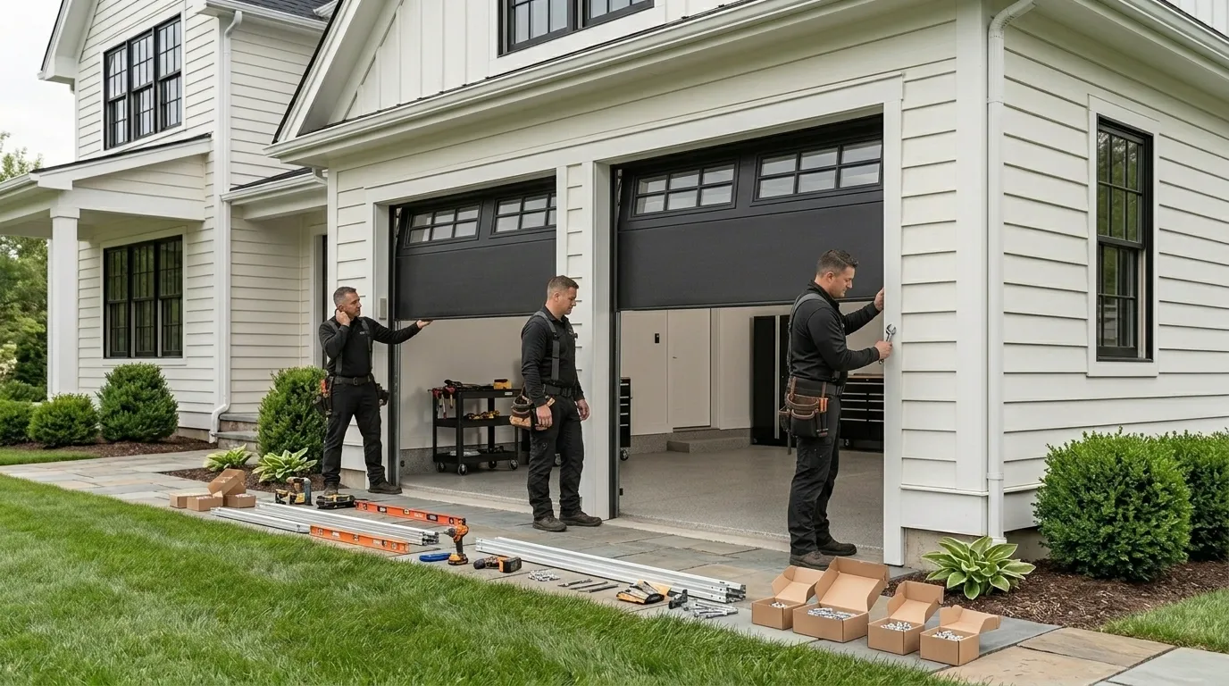 New Garage Door Installation for Winnetka's Older Housing Stock in Evanston