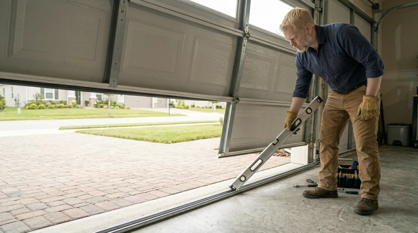 Off-Track Garage Doors in Berwyn: What It Costs to Fix vs Replace in Evanston