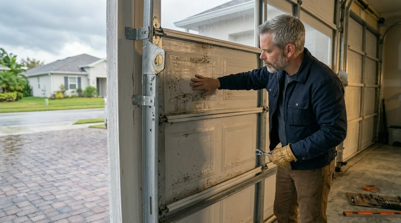Panel Replacement for Berwyn's Older Garage Doors in Evanston