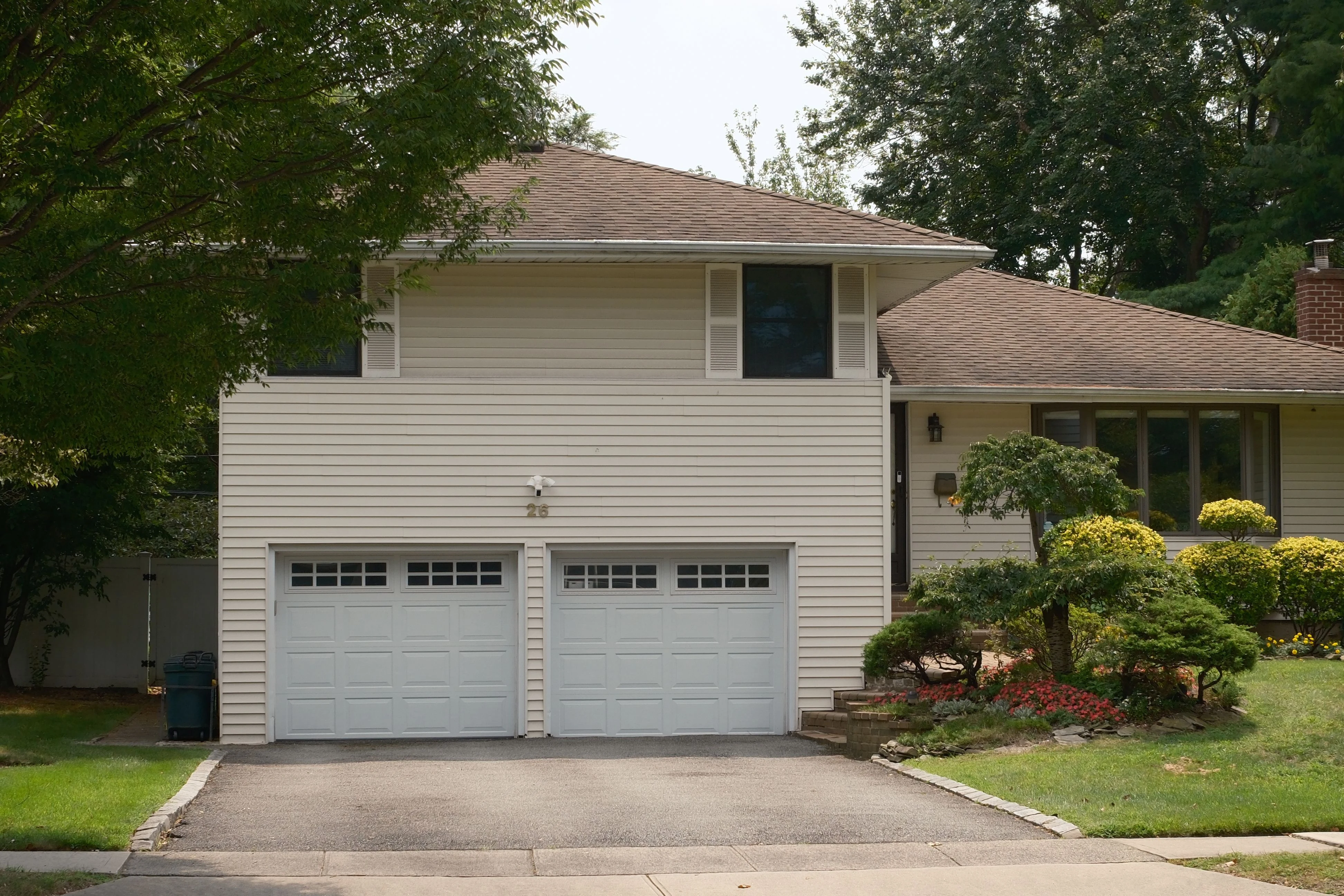 Residential garage door in Addison