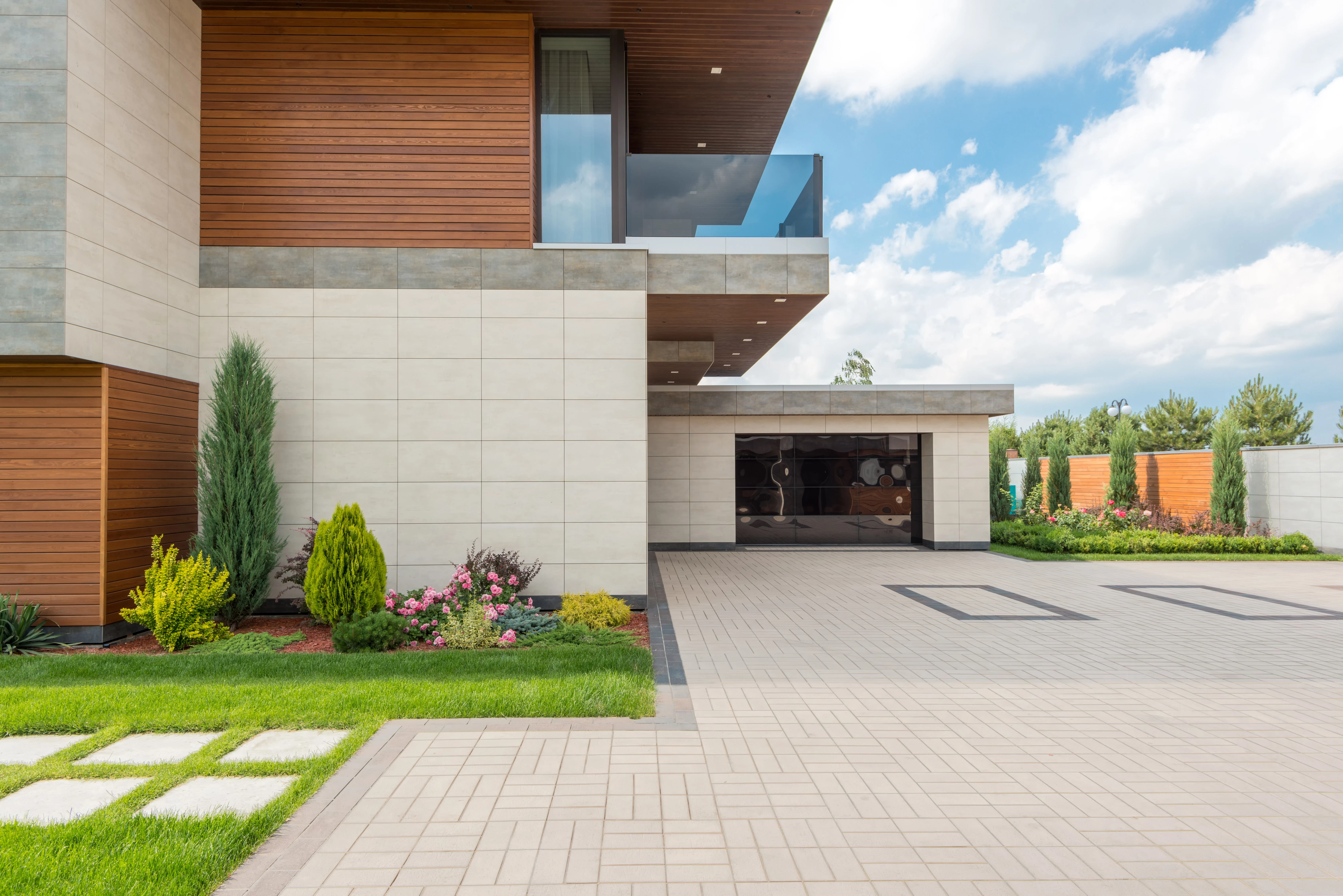 1950s and 1960s Evanston Illinois home with attached garage