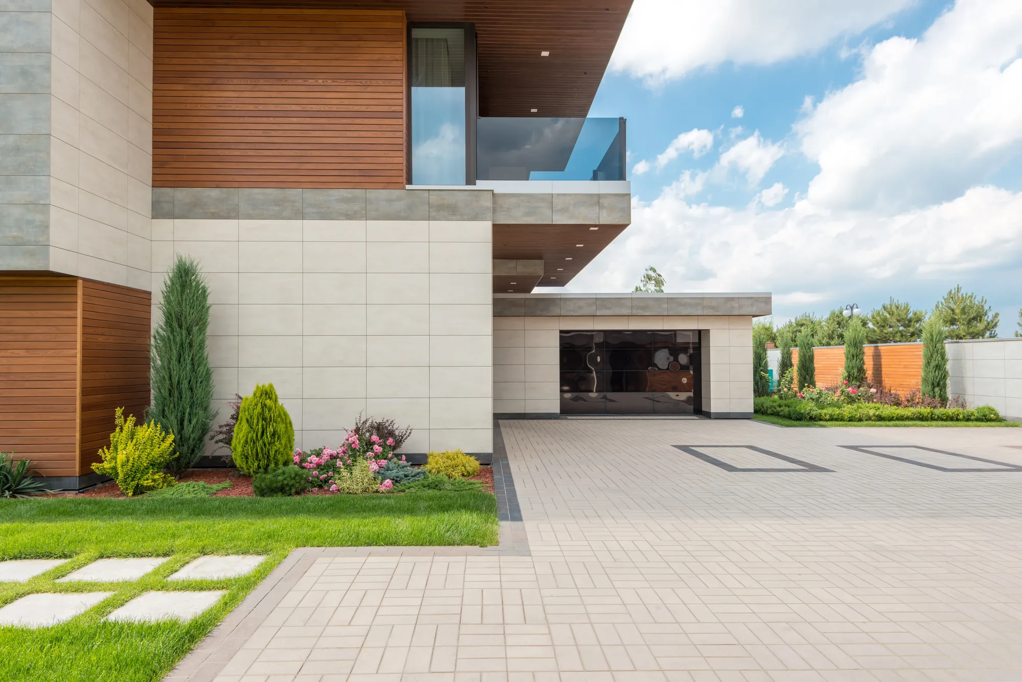 Residential garage door in Westchester
