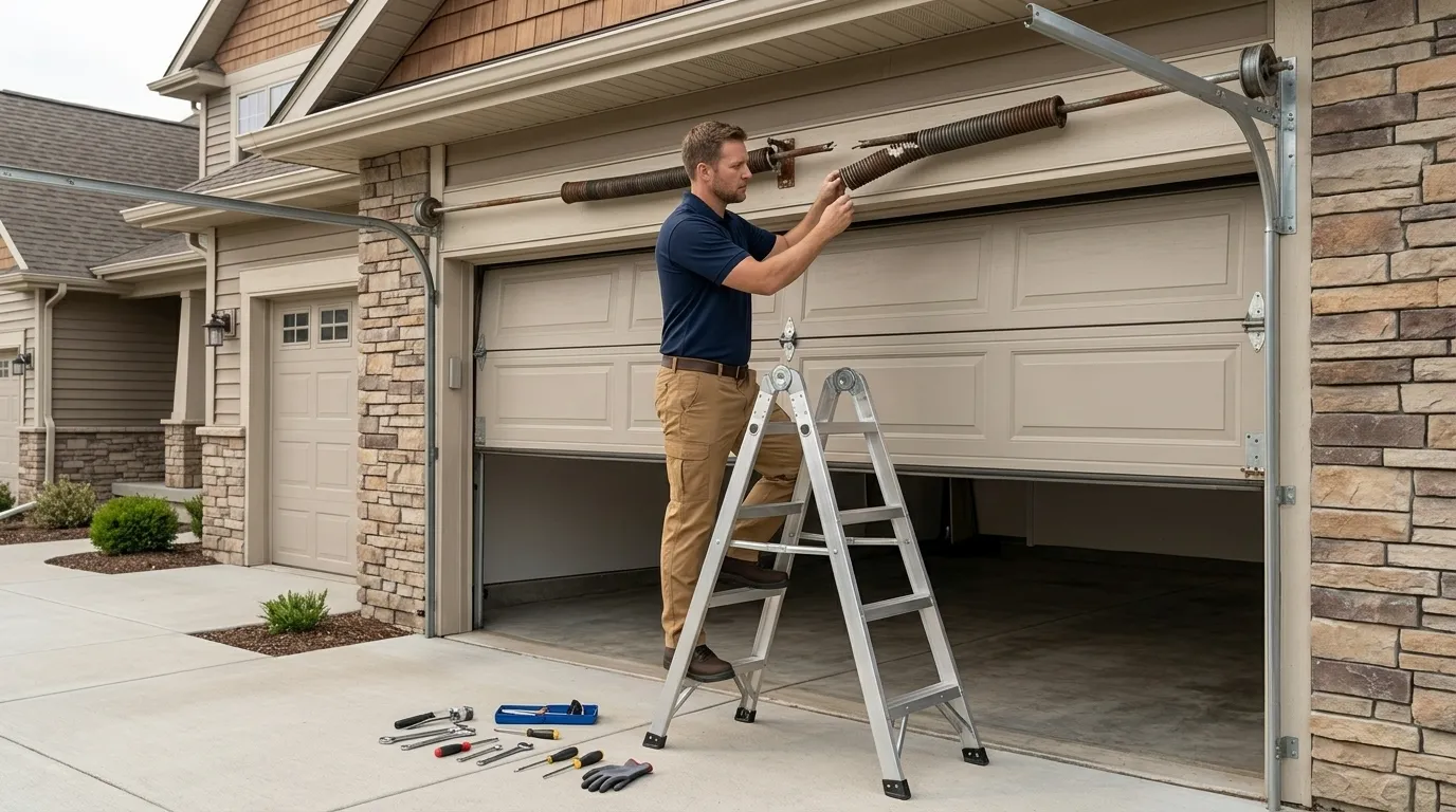 Spring Repair for Winnetka's Older Doors in Evanston
